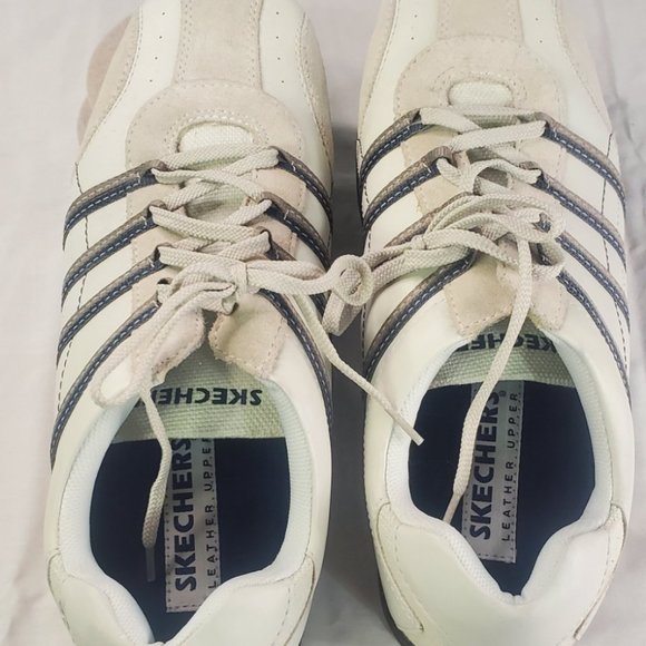 Men's Sketchers Comfort Slip White Sneakers Size 13 - Picture 4 of 6